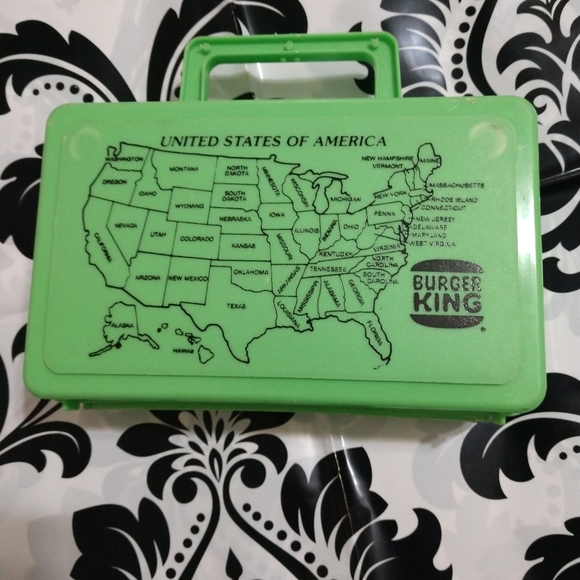 burger king Other - Vintage Burger King kid's King Meal US map lunch box